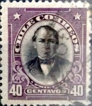 Sellos de America - Chile -  Intercambio 0,60 usd 40 cents. 1912