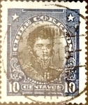 Stamps Chile -  Intercambio 0,20 usd 10 cents. 1915