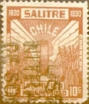 Stamps Chile -  Intercambio 0,30 usd 10 cents. 1930