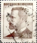 Stamps Chile -  Intercambio 0,20 usd 50 cents. 1966