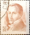 Stamps Chile -  Intercambio 0,20 usd 50 cents. 1975