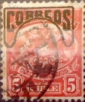 Sellos de America - Chile -   Intercambio 0,20 usd 5 cents. 1904