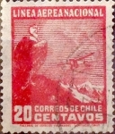 Stamps : America : Chile :   Intercambio 0,20 usd 20 cents. 1931