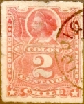 Stamps : America : Chile :   Intercambio 0,20 usd 2 cents. 1881