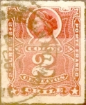 Stamps Chile -   Intercambio 0,25 usd 2 cents. 1894