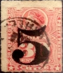 Stamps Chile -   Intercambio 0,35 usd 5 sobre 30 cents. 1900