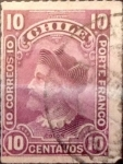 Stamps Chile -  Intercambio 0,70 usd 10 cent. 1900