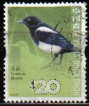 Stamps : Asia : China :  CHINA HONG KONG 2006 SELLOS SERIE PAJAROS COMMON MAGPIE
