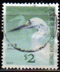 Stamps : Asia : China :  CHINA HONG KONG 2006 Sello Serie Pájaros Garceta Comun Little Egret usado