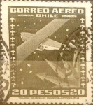 Stamps Chile -  Intercambio 0,20 usd 20 pesos 1934