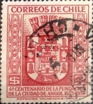 Sellos de America - Chile -  Intercambio 0,20 usd 2 pesos 1954