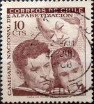 Sellos de America - Chile -  Intercambio 0,20 usd 10 cents. 1966