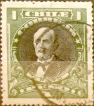 Stamps Chile -  Intercambio 0,20 usd 1 peso 1915
