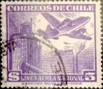 Sellos de America - Chile -  Intercambio 0,20 usd 5 pesos 1950