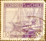 Stamps : America : Chile :  Intercambio 0,20 usd 10 cents. 1936