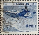 Stamps Chile -  Intercambio 0,70 usd 200 pesos 1955