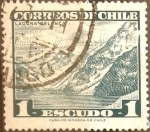 Stamps Chile -  Intercambio 0,25 usd 1 escudo 1967