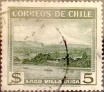 Stamps : America : Chile :  Intercambio 0,20 usd 5 pesos 1938