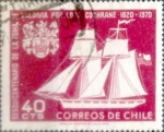 Stamps Chile -  Intercambio hb1r 0,25 usd 40 cents. 1970