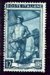 Stamps Italy -  Italia al trabajo. Timonel veneciano