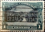 Sellos de America - Chile -  Intercambio 0,20 usd 1 cent. 1910