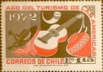 Stamps : America : Chile :  Intercambio 0,30 usd 1,15 escudos 1972