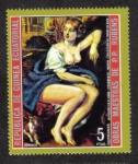 Stamps Equatorial Guinea -  Bathsheba at the Fountain