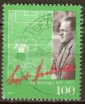 Stamps Germany -  Centenario del nacimiento de Sepp Herberger (entrenador RFA de fútbol,1936-1964).