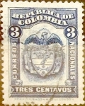 Stamps : America : Colombia :  Intercambio 0,20 usd 3 cent. 1923