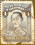 Stamps Colombia -  Intercambio 0,20 usd 4 cent. 1926