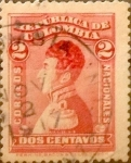 Stamps : America : Colombia :  Intercambio 0,20 usd 2 cents. 1917
