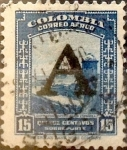 Stamps Colombia -  Intercambio 0,20 usd 15 cents. 1950