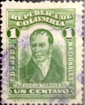 Stamps Colombia -  Intercambio 0,20 usd 1 cent. 1917