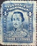 Stamps Colombia -  Intercambio 0,20 usd 4 cents. 1926