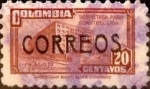 Stamps : America : Colombia :  Intercambio 0,20 usd 20 cents. 1948