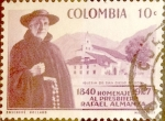 Stamps Colombia -  Intercambio 0,20 usd 10 cents. 1958