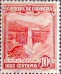 Stamps : America : Colombia :  Intercambio 0,20 usd 10 cents. 1948