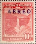 Stamps : America : Colombia :  Intercambio 0,20 usd 10 cents. 1948