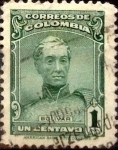 Stamps : America : Colombia :  Intercambio 0,20 usd 1 cents. 1917