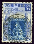 Sellos de Europa - Italia -  Centenario del primer sello de la Toscana