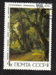 Stamps Russia -  Cuadro de M. I. Lebedev
