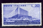 Stamps Italy -  Consagracion del cementerio de Redipuglia