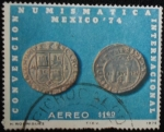 Stamps Mexico -  Monedas Antiguas de 4 Reales (1675)