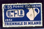 Sellos de Europa - Italia -  9º Trienale de Milan