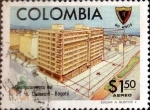 Stamps : America : Colombia :  Intercambio 0,20 usd 1,50 pesos 1977