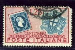 Stamps Italy -  Centenario del sello sardo
