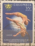 Sellos de America - Colombia -  Intercambio nf4xb1 0,20 usd 35 cents. 1961