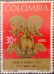 Sellos de America - Colombia -  Intercambio 0,20 usd 30 cents. 1967