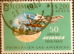 Stamps Colombia -  Intercambio 0,25 usd 2 peso 1969