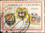 Stamps : America : Colombia :  Intercambio 0,20 usd 1,40 pesos 1966